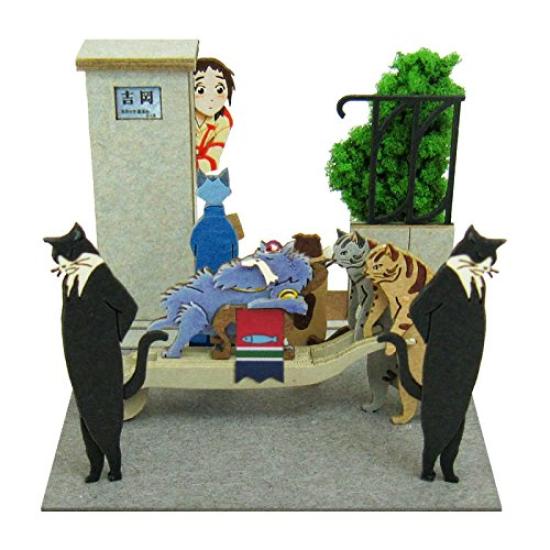 Sankei Studio Ghibli Mini Возвращение кота Парад котов Бумажная модель Без масштаба MP07-62