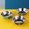 Pet Dog Food Basin Rice Basin Stainless Steel Dog Basin Dog Bowl Drinking Bowl Anti-overturning Large Dog Cat Basin Cat Bowl Water Basin