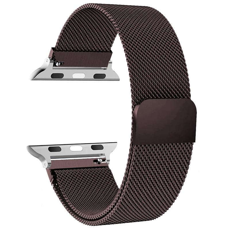 Milanese Loop Band for Apple Watch Strap Ultra 2 49mm 45mm 44mm 42mm 41mm 40mm 38mm Metal Wristband Bracelet iWatch Series 3 4 5 6 7 8 9 SE