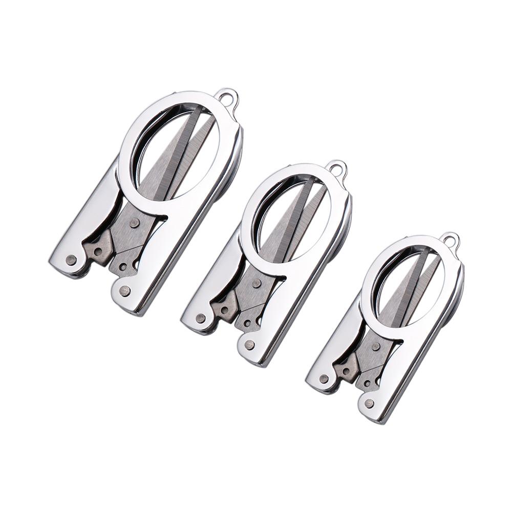 Pocket Stainless Steel Student Mini Small Scissors Folding Scissors Embroidery Fishing Scissors