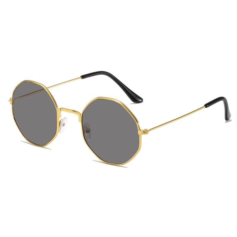 Vintage Star Octagonal Polygon Jelly Sunglasses Men And Women Marine Sunglasses