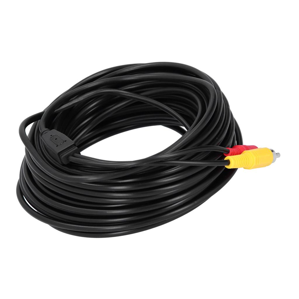 Portable CCTV Cable 2-In 1 Video Power Cord + Connector for Surveillance Camera DVD Player(10m 32.8ft )