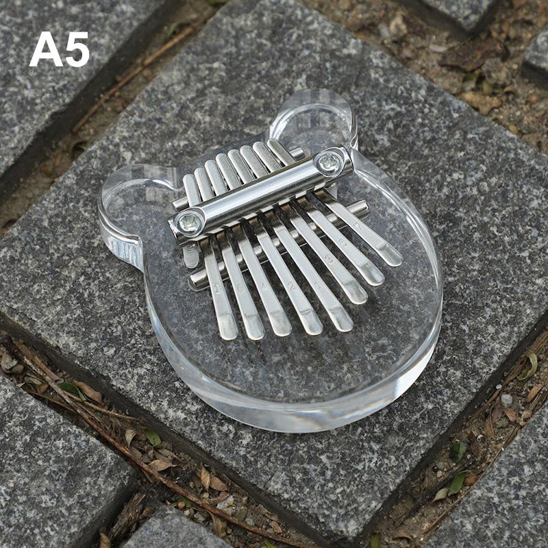 8 клавиш калимба пианино подарки для детей начинающих любителей музыки игроки, милый инструмент кулон брелок аксессуары