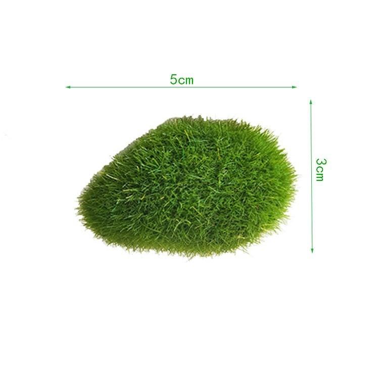 10PCS Simulation Moss Stone Fake Green Plant for Home Garden Flower Pot DIY Micro Landscape Decors Artificial Green Moss Balls