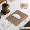 Nordic style high temperature resistant leather placemat teacup mat waterproof and oil-proof dining table mat western restaurant bowl mat coaster