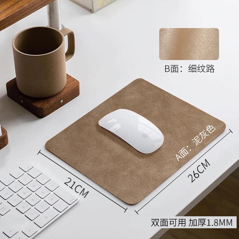 Nordic style high temperature resistant leather placemat teacup mat waterproof and oil-proof dining table mat western restaurant bowl mat coaster