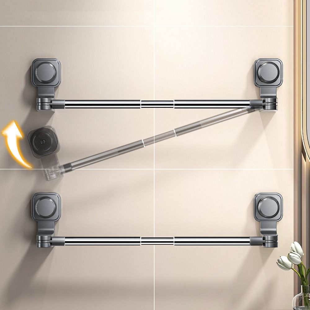 Вешалка для полотенец на присоске, регулируемая вешалка для тапочек, новые штанги для полотенец