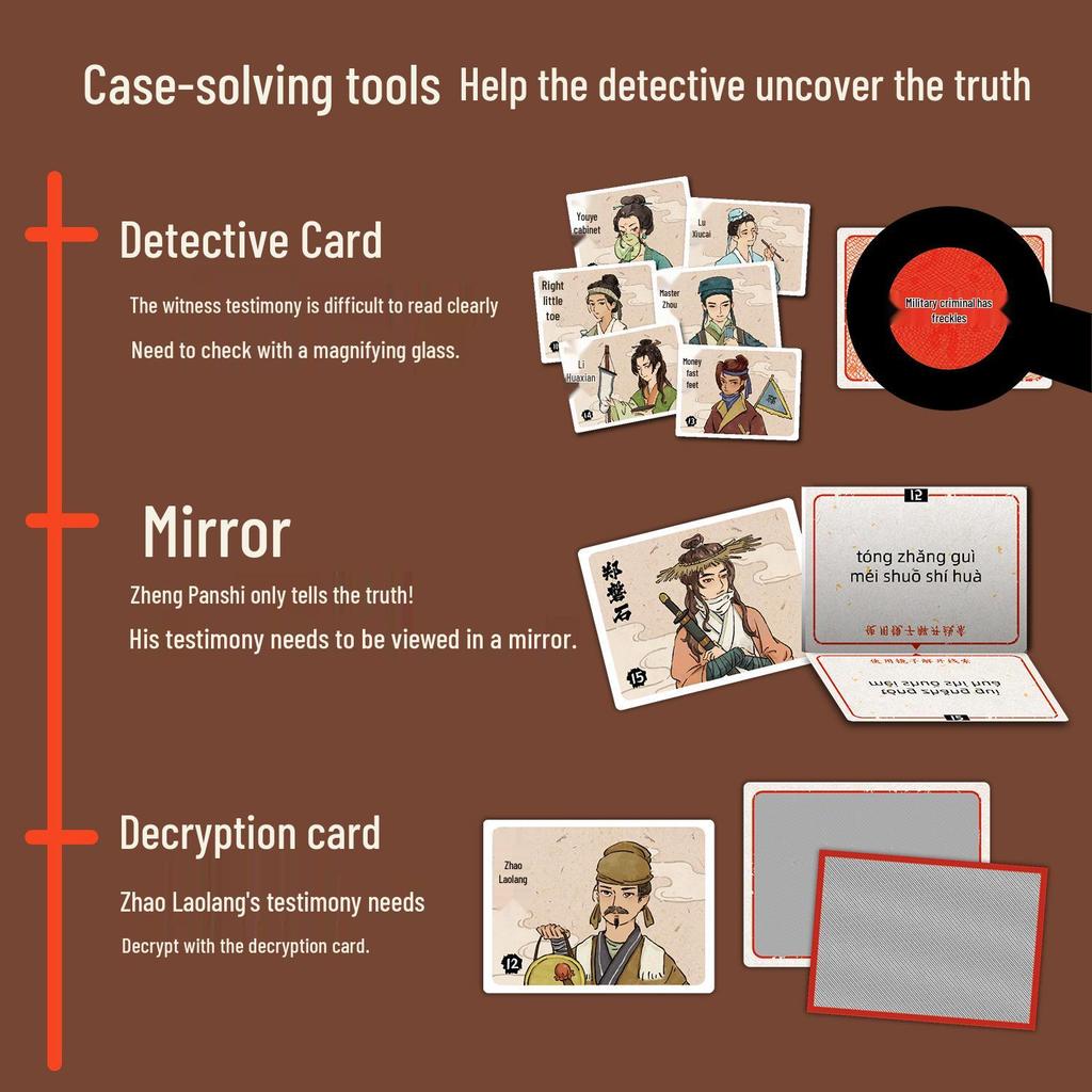 Ke Da Ya Chinese Detective: Interactive Ancient Style Board Game for Children