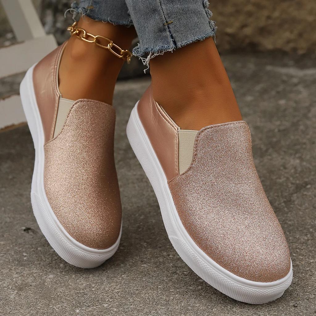 Women Slip On Sneakers with Arch Support Lightweight Jogging Shoes Comfortable Casual Running Sneakers Female Travel Shoes
