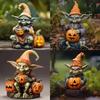 Halloween Pumpkin Garden Decoration Vampires Ornament Cute Ghost Landscape Resin Cartoon Crafts Outdoor Statues Sculptures
