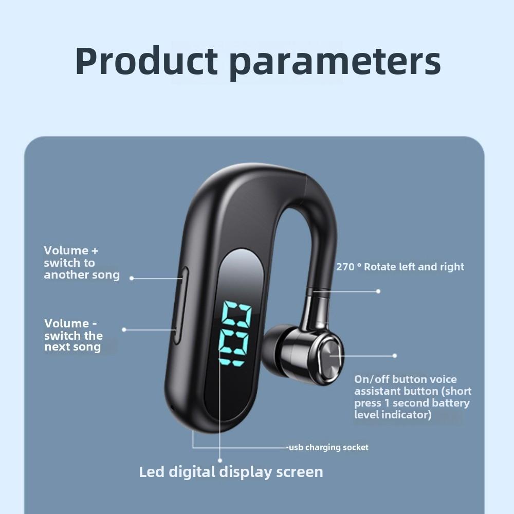 Bluetooth-наушники с длительным сроком работы в режиме ожидания, новые беспроводные наушники с одним наушником, большой аккумулятор
