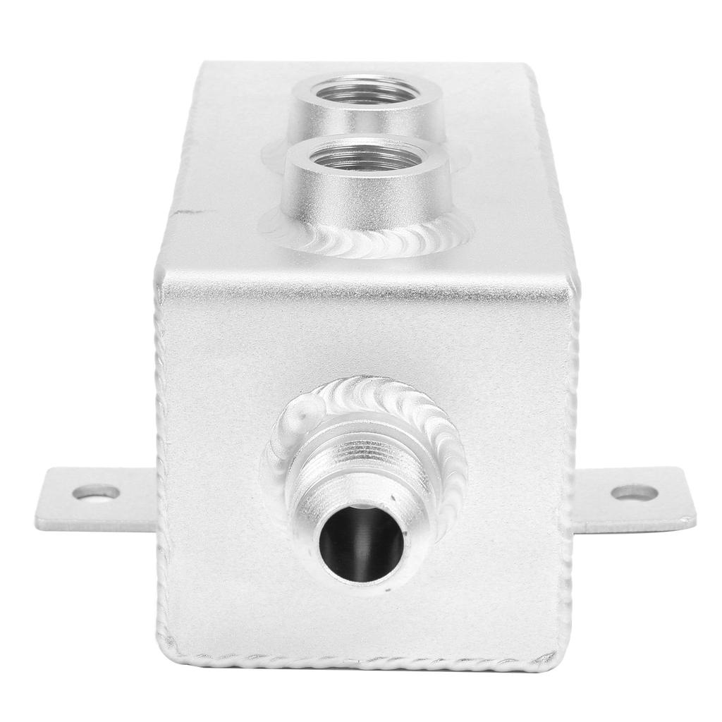 1L Aluminum Oil Catch Can Coolant Fuel Overflow Tank with Breather Filter Drain Tap Universal