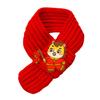 Yousheng Red Knitted Cat Scarf Year of The Horse Dog Scarf Chinese New Year Pet Scarf for Cats And Small Dogs Festive Costume Accessory