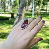 Кольцо с огромным зултанитовым камнем, женское кольцо из стерлингового серебра 925 пробы, камень для изменения цвета, кольцо из турецкой диаспоры, ювелирные изделия из слтанита, большое женское кольцо