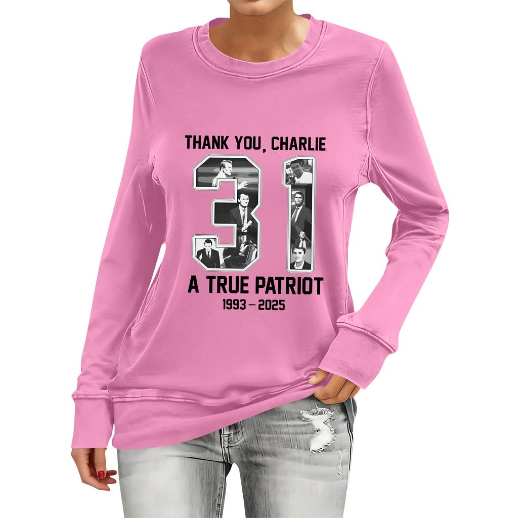 Women's Fashion Casual Long Sleeve Printed Neck Top