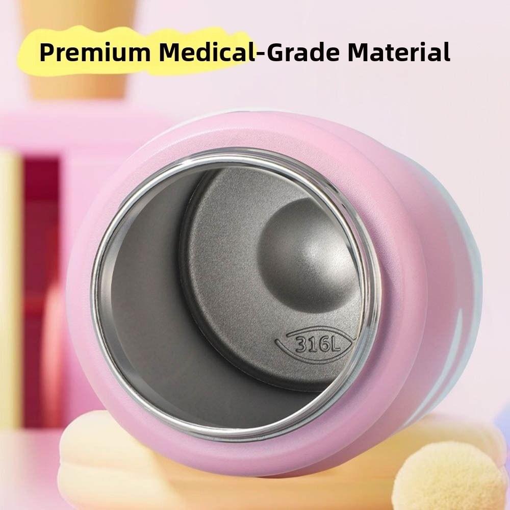 500ml Insulated Cup Large Capacity Thermos Water Bottle Cartoon Vacuum-insulated Bottle Daily Use
