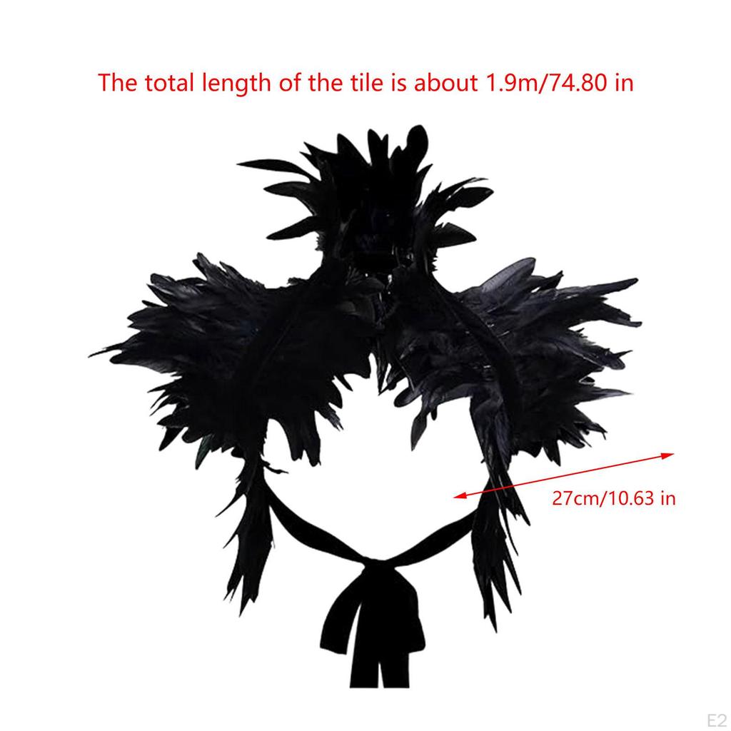 Перьевая накидка, украшение для праздничного женского наряда