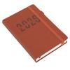2026 Daily Planner PU Leather Cover Hourly Appointment Book for Busy Life Brown 5.71x8.46in