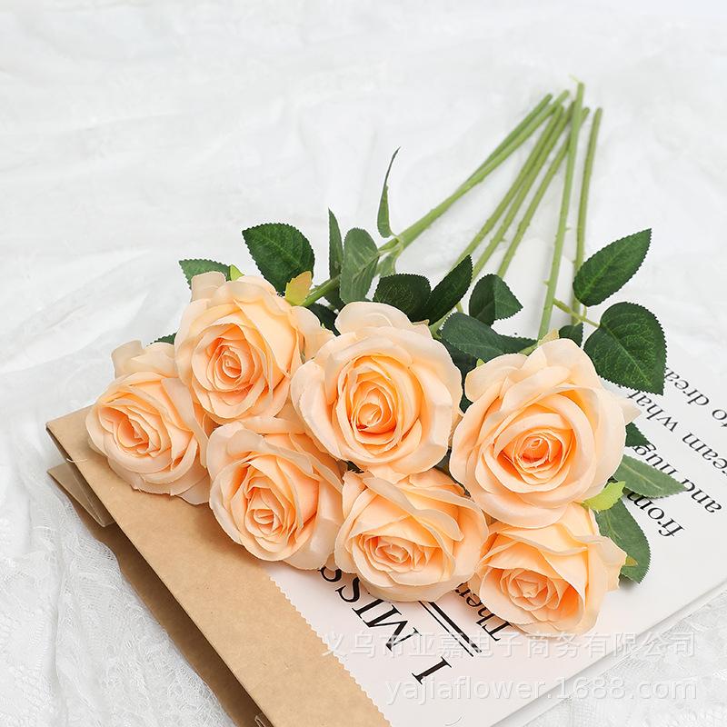 5/10 шт. букет искусственных роз для декора дома, комнаты, свадебного украшения, искусственные цветы, подарок на День святого Валентина, DIY ваза, украшение