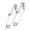 15PCS Stainless Steel Longline Snap Clips 3 Sizes Longline Branch Hangers  Saltwater Fishing