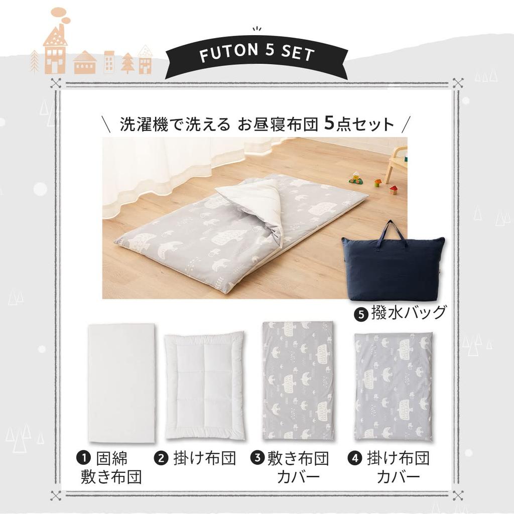 EMOOR Machine Washable 5-Piece Nap Bedding Set with City Pattern Turquoise and U-Zip Bag