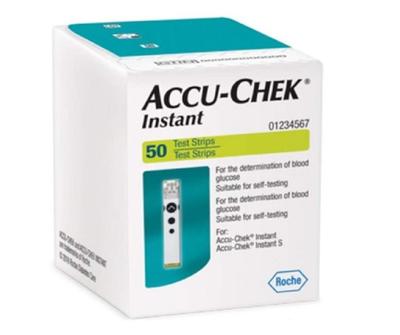 Тест-полоски Accu-Chek Instant, 50 шт. (многокрасочный)