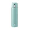 Kakusei One-Touch Mug Bottle, 500ml, Mint, CLE-06M, Approx. 7.2cm L X 6.5cm W X 23.5cm D