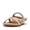 Сандалии GRACIE CRYSTAL LEATHER STRAPPY SANDALS Stone Beige cm [Fit Flop] BACK-STRAP женские 23.0