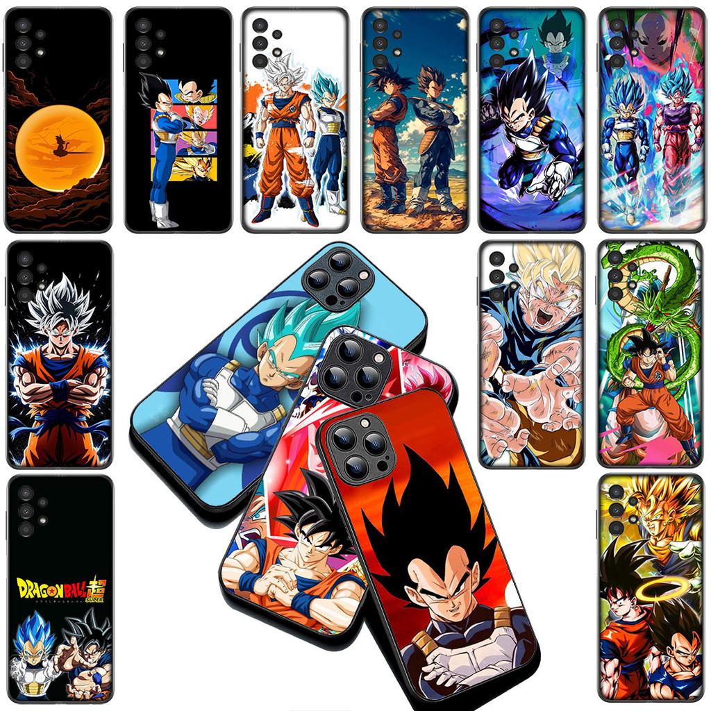 Vegeta Dragons Gokus Balls Super Cover for Samsung Galaxy S22 S21 S20 FE Ultra Plus A07 A15 A16 A17 A25 A37 A57 + Phone Case