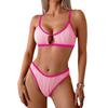 Женское бикини, сексуальный купальный костюм с высокой талией, пляжный купальник, женский летний купальник