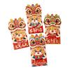 4Pcs Red Envelope Chinese New Year Red Packet Cute Cartoon Dragon Design Good Luck Money Envelope for Festive
