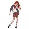Smiffys Womens/Ladies High School Horror Zombie School Girl Costume Set