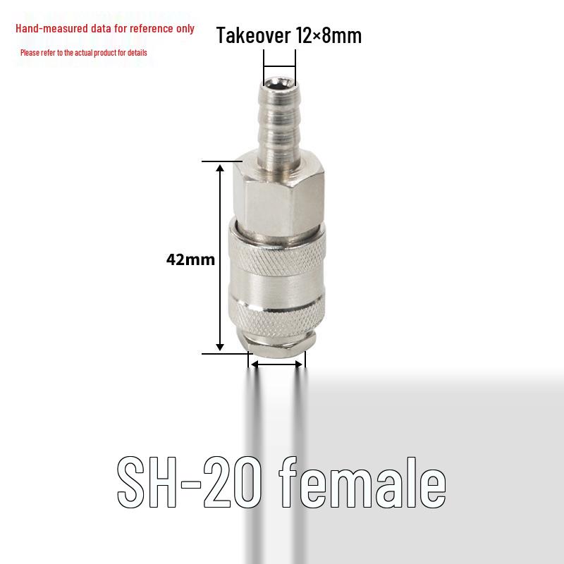 SP20 Европейский самоблокирующийся пневматический быстроразъем - Немецкий и американский стиль, тройной соединитель для воздушного шланга