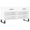 VidaXL Shoe Bench, Shoe Cabinet with 4 Shelves and Legs, Shoe Rack with 2 Drawers Living Room, Modern, 829764