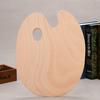 Oval Wood Palette 30*40 Wood Color Oil Painting Palette Wooden Palette Palette