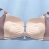 Простое латексное нижнее белье Женский бесшовный бюстгальтер с эффектом пуш-ап Цельный удобный бюстгальтер без косточек Гладкий бюстгальтер Бюстгальтер с эффектом пуш-ап