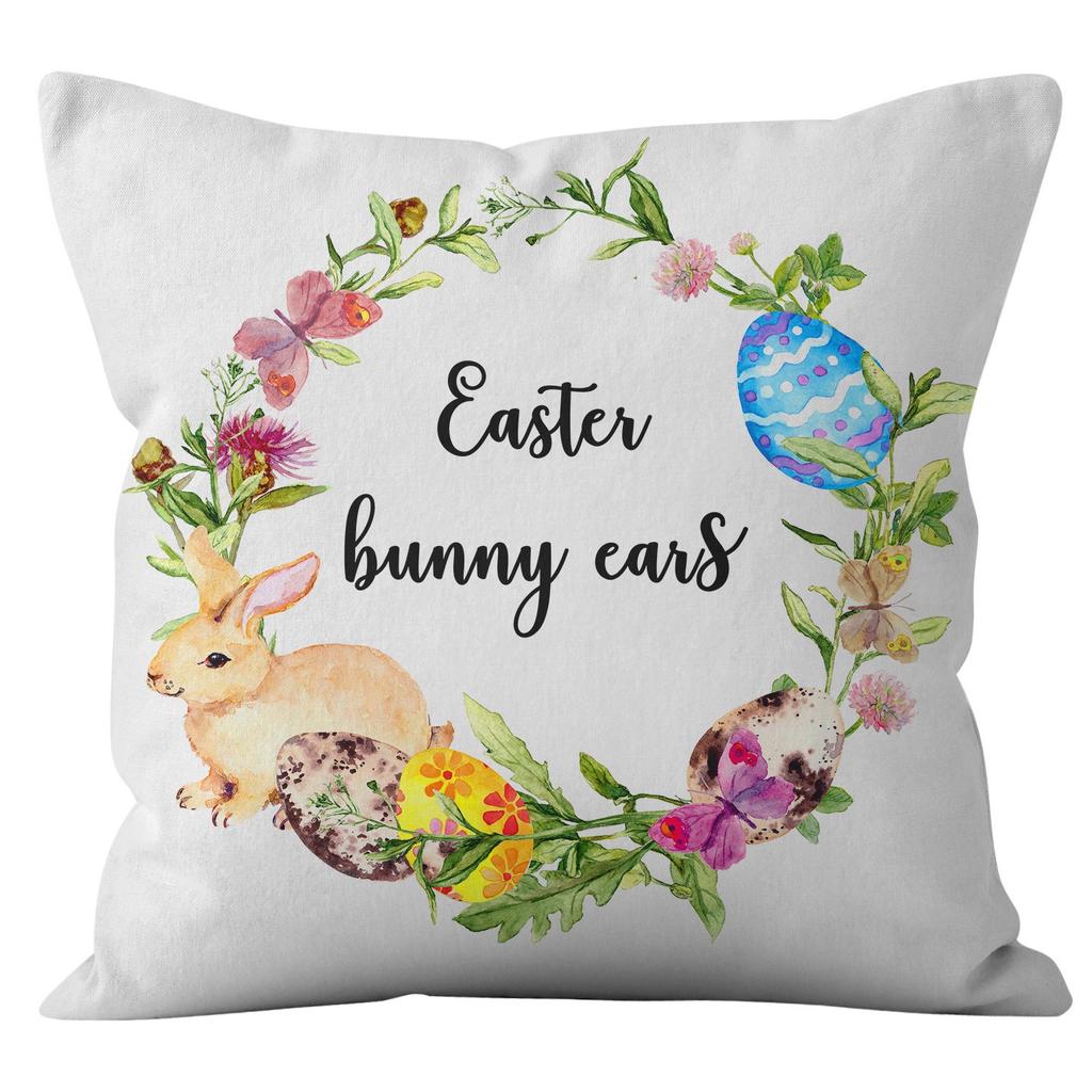 Новая пасхальная наволочка, гирлянда, милый праздничный домашний декор, наволочка для подушки