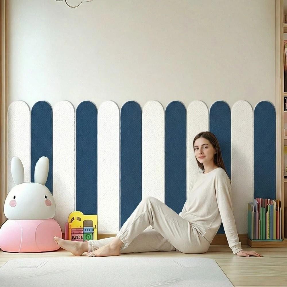 10 pieces/set Thickening Anti-collision Wall Sticker Solid Color Wall Protector  Corridors