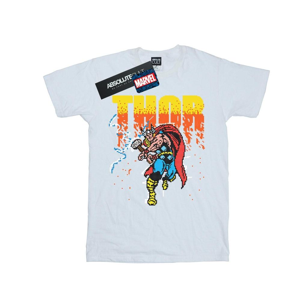 Marvel Mens Thor Pixelated T-Shirt