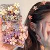5 шт. Модные Женские Девичьи Цветные Опаловые Заколки Милый Маленький Головной Убор Зажимы Аксессуары Милый Мини Цветок Зажим для Волос Когти