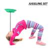 2 шт. Тарелка для жонглирования с палками Набор игрушек для жонглирования Навык Реквизит для сценических выступлений Вращающаяся тарелка Для вечеринки Развлечения Новички