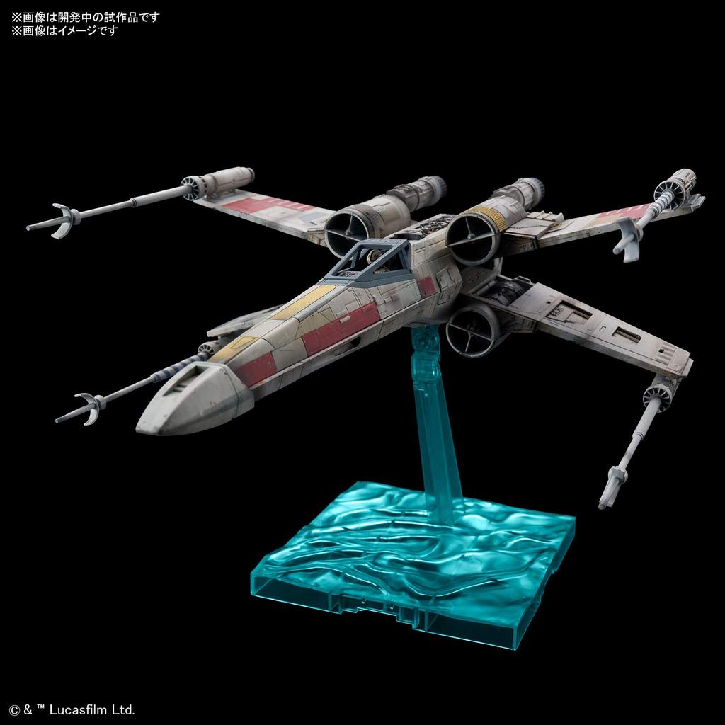 Star The Rise of Skywalker Starfighter RED5 Scale Plastic Model Wars X-Wing 1/72 Color-coded