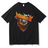 Judas Priest Shield of Pain Tour 2025 Футболки Judas Priest Band Metal Rock Одежда Мужская Женская Хлопковая Футболка Унисекс с Круглым Вырезом Y2K