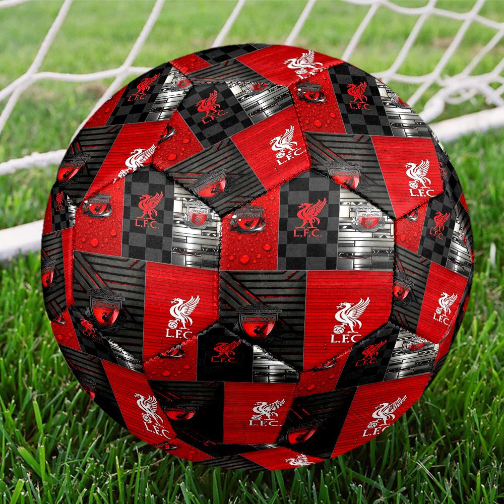 football club Print Size 5 Soccer Ball, Standard Match Football for Sports Game and Team Practice, Ideal Gift for Soccer Fans