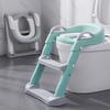 Folding Infant Potty Seat Urinal Backrest Training Chair with Step Stool Ladder for Baby Toddlers Boys Girls Safe Toilet Potties