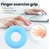 Кольцо для тренировки силы захвата 9 см, противоскользящее силиконовое кольцо для тренировки пальцев предплечья, усилитель для рук, инструменты для тренировок, портативное оборудование для ручных упражнений