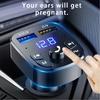 Двойной USB Bluetooth-совместимый приемник 5.0 FM-передатчик Автомобильный MP3-плеер Комплект Быстрое зарядное устройство