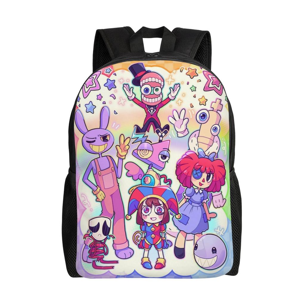Cute Cartoon P-Pomnis J-Jaxs Backpack Sports High School Hiking Travel T-TADCs Daypack for Men Women Laptop Canvas Bags