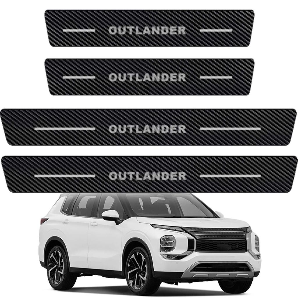 HUDIY New Outlander Side Step Guard HPEV New OUTLANDER PHEV GN0W GN Series December 2021 - Current Scuff Plate Front/Rear Set 4-Piece Set