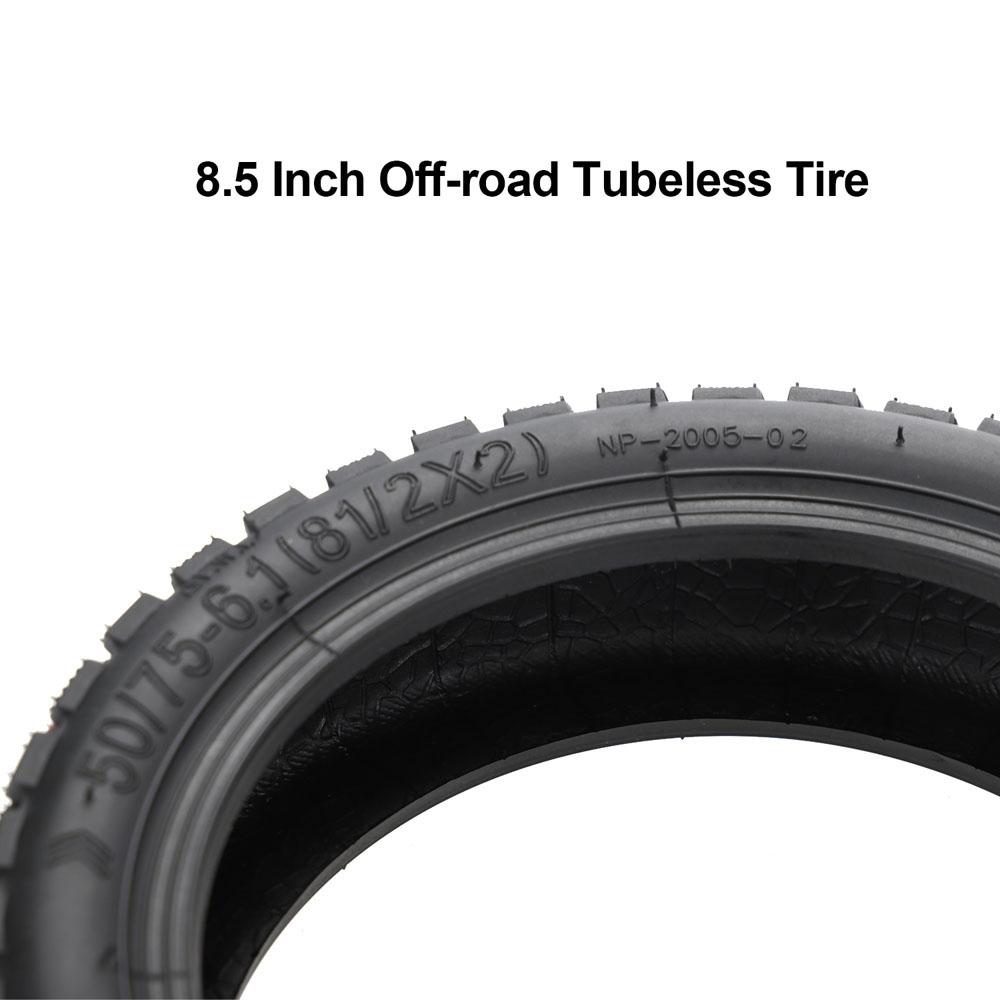 8.5 Inch Tubeless Tire 50/75-6.1(8 1/2x2) Off-Road Vacuum Tire Electric Scooter Explosion-Proof